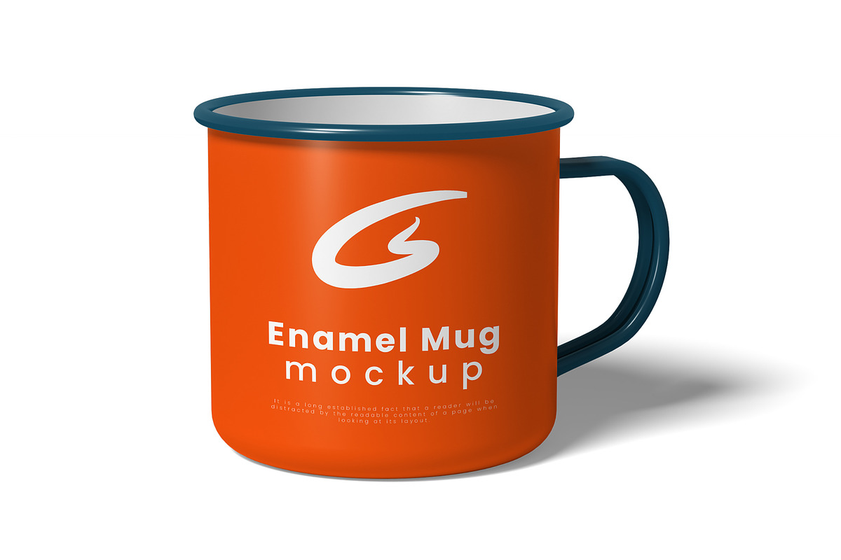 Enamel Mug Mockup, a Cups & Container Mockup by GraphicsPixel (Photo 3 of 3)