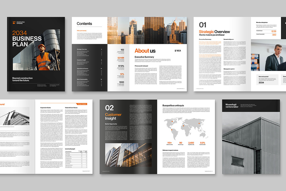 Business Plan Template, a Brochure Template by BrandPacks
