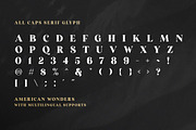 American Wonders - FONT DUO, a Script Font by Sarid Ezra (Thumbnail 9 of 10)