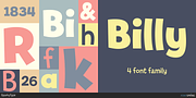 Billy, a Handwritten Font by SparkyType (Thumbnail 1 of 4)