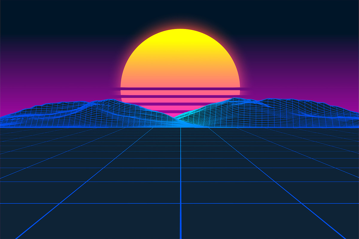 Retrofuturism OTF Vapor Wave Font preview 6