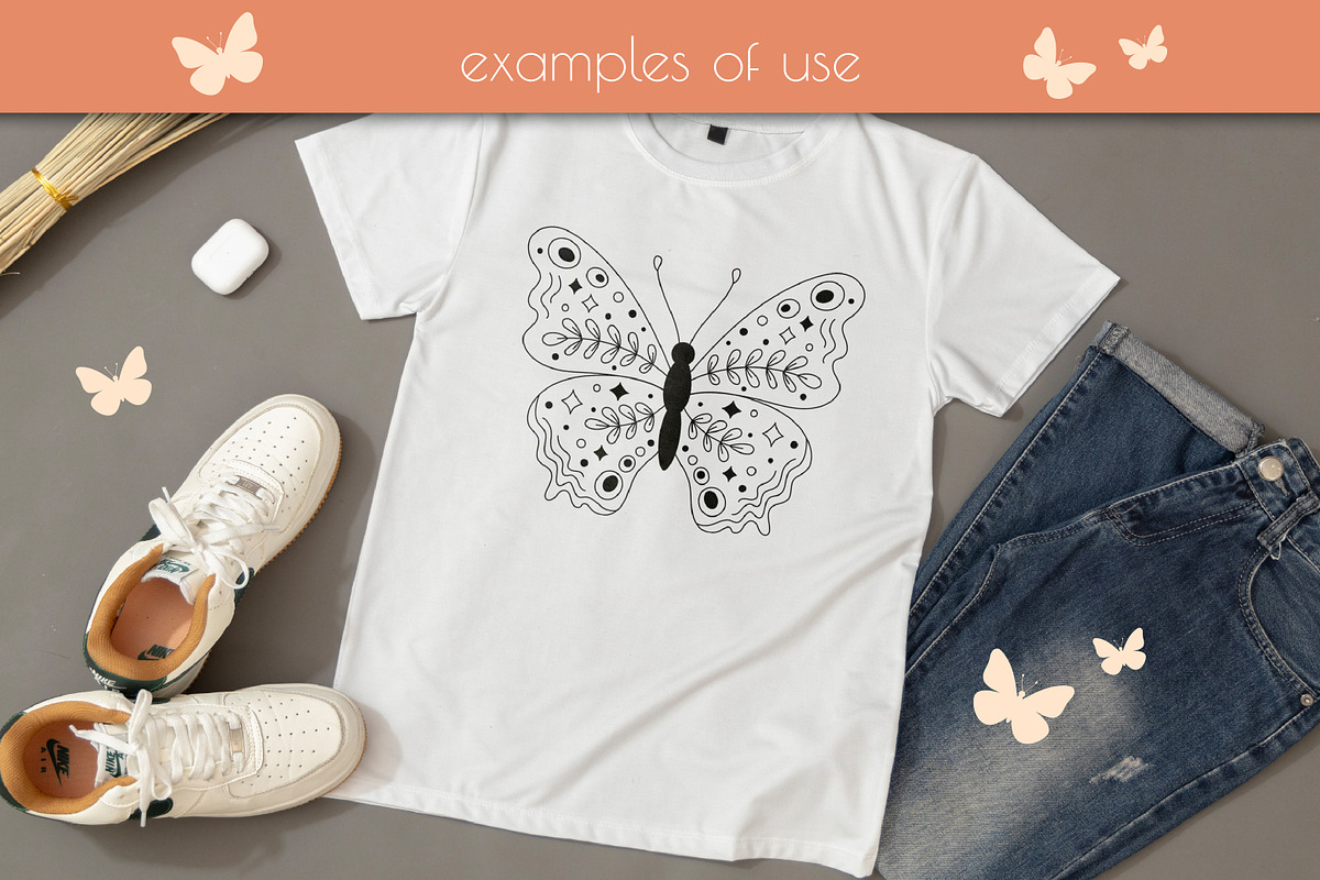 Whimsical Butterfly Clipart Patterns, a Pattern Graphic by AnnaViolet_store (Photo 6 of 12)