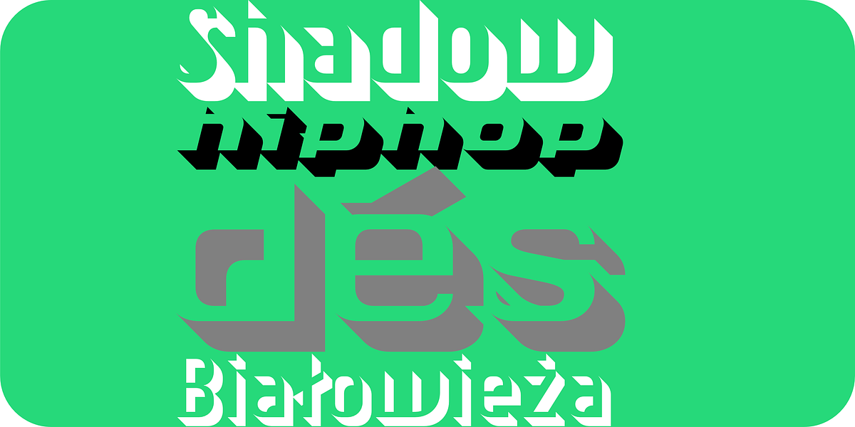 Shad, a Sans Serif Font by ingoFonts (Photo 3 of 13)
