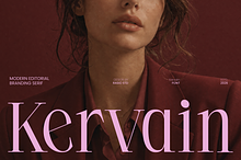 Kervain Modern Branding Serif Font
