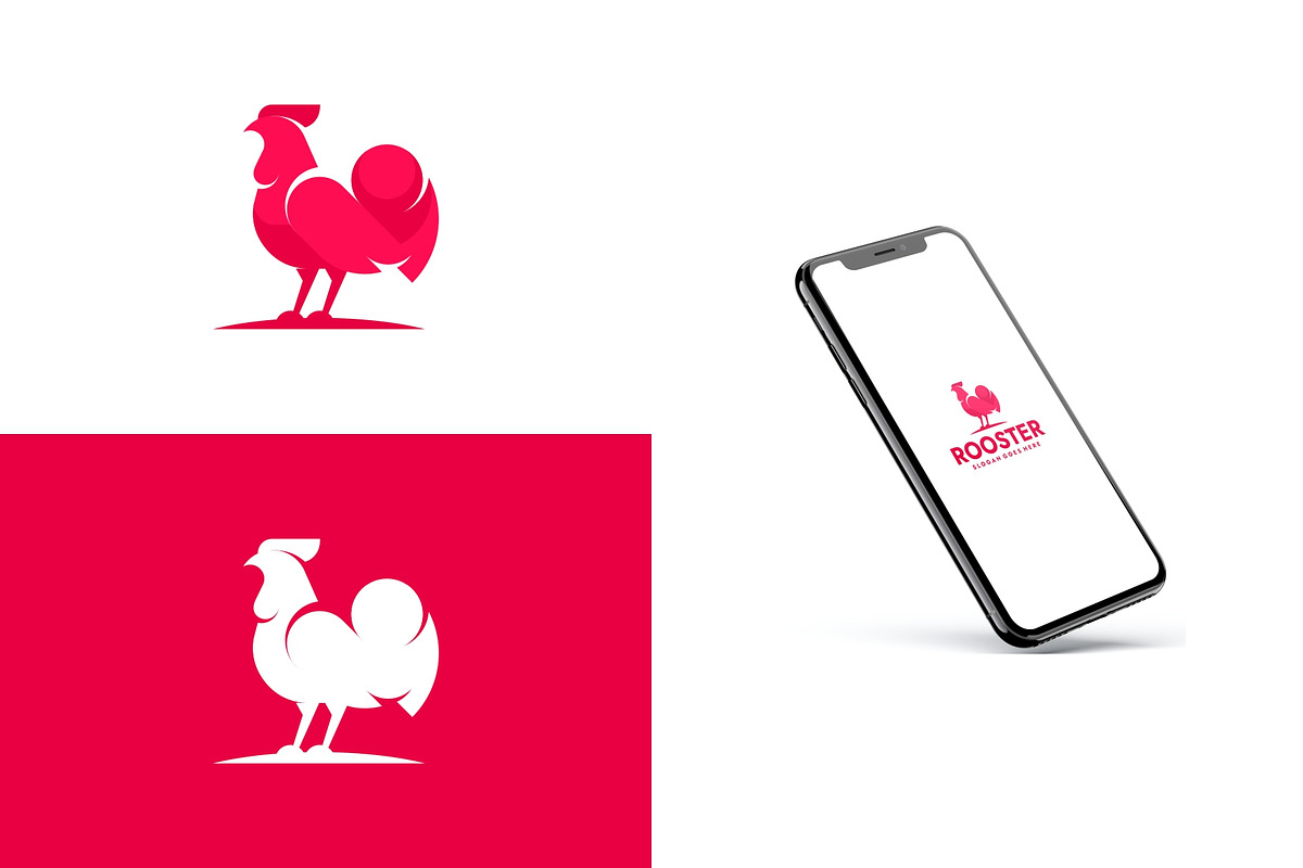 Monochrome Rooster Logo Design, a Branding & Logo Template by Artnivora.Std (Photo 2 of 4)