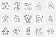 Magic Woman Feminine Celestial Pack, a Templates & Theme by Metrolinevision (Thumbnail 2 of 12)