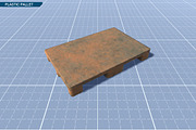 Pallets Set, an Environmental 3D Model by 3DCaster (Thumbnail 3 of 8)