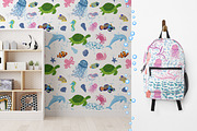 Underwater World Pattern, a Pattern Graphic by Michiru13 (Thumbnail 16 of 19)