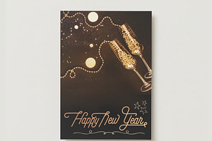 Elegant New Year Card Collection