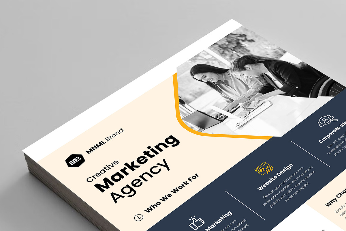 Corporate Business Flyer Template, a Flyer Template by NorthPeak (Photo 3 of 6)