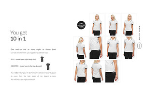 Women Polo Shirt Mockups FREE DEMO