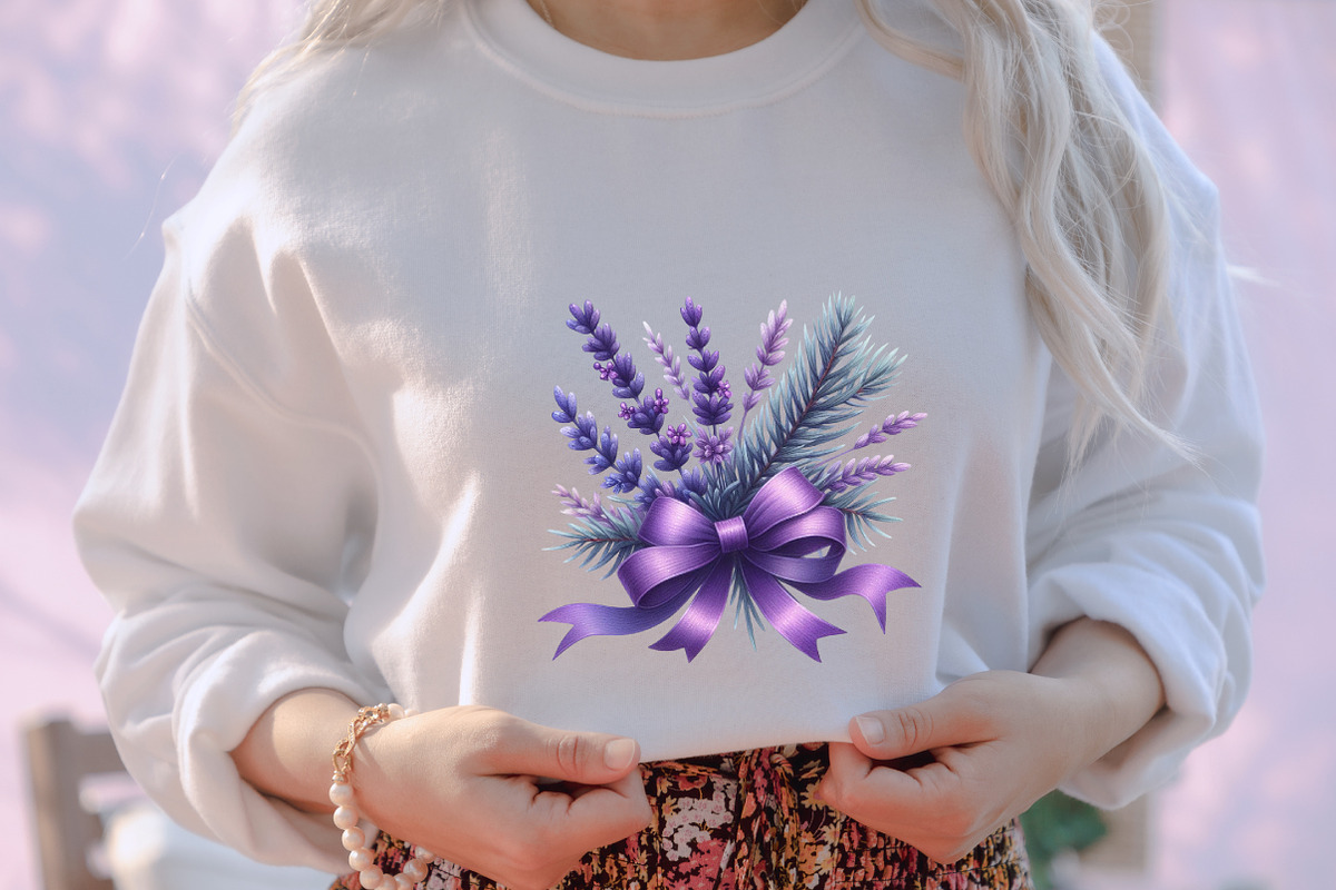 Purple Christmas Garden Clipart, an Illustration by designcity5 (Photo 5 of 5)
