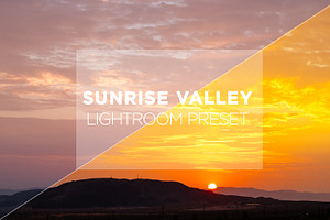 Sunrise Valley Lightroom Preset