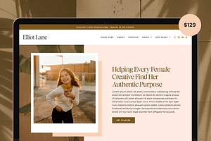Elliot WP Theme with free Elementor