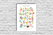 ZOO ENGLISH ALPHABET, an Animal Illustration by KVIO (Thumbnail 4 of 4)