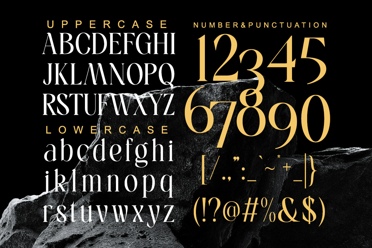 Elmorin - Modern Elegant Serif, a Serif Font by Qweera