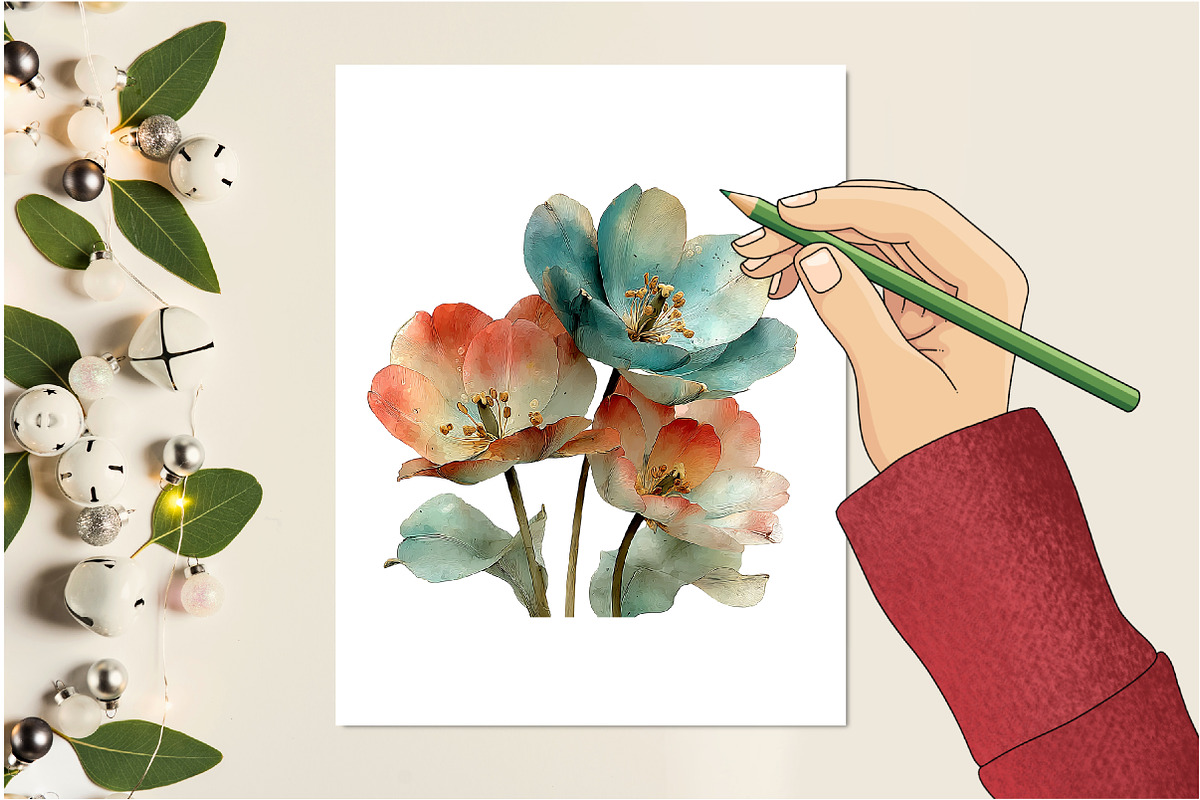 spring tulip flowers, an Illustration by Design Market (Photo 5 of 5)