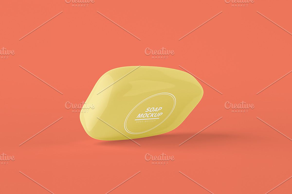 Soap Bar Mockup, a Packaging Mockup by Qaleb Studio (Photo 1 of 3)