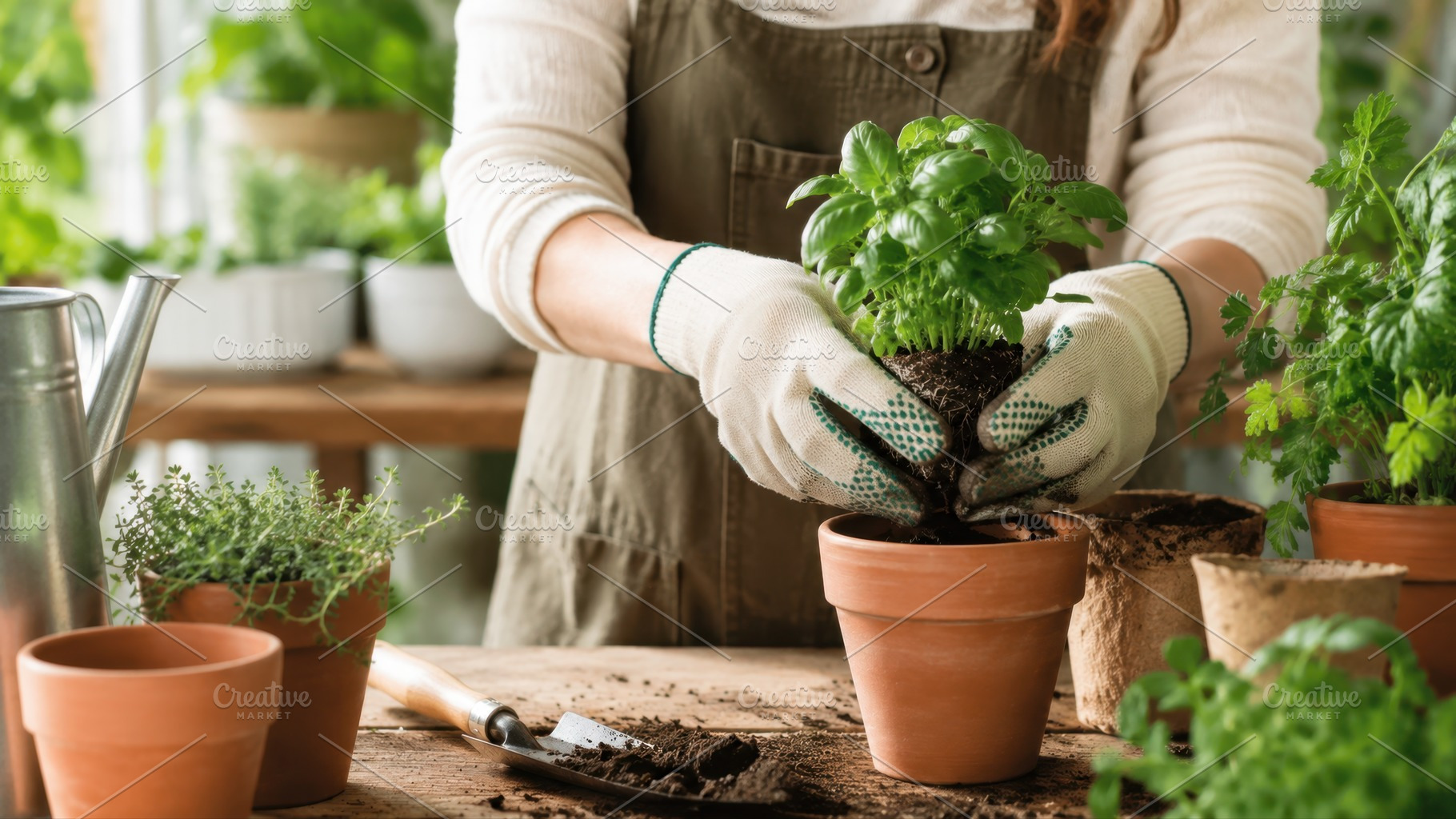 Gardening during a sunny afternoon, a Photo by Beautiful things