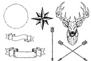 Deer Vector Illustration, an Illustration by danielcomerci (Thumbnail 4 of 4)