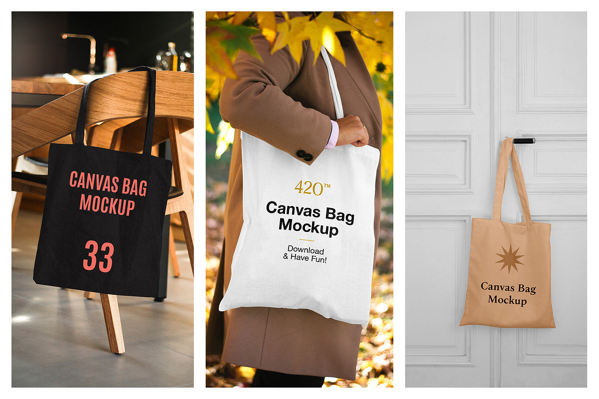 Canvas Bag Mockups - Tote Bag Mockup, a Packaging Mockup by MockupForest (Photo 8 of 10)