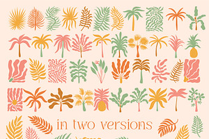 Groovy Tropical Palms Set