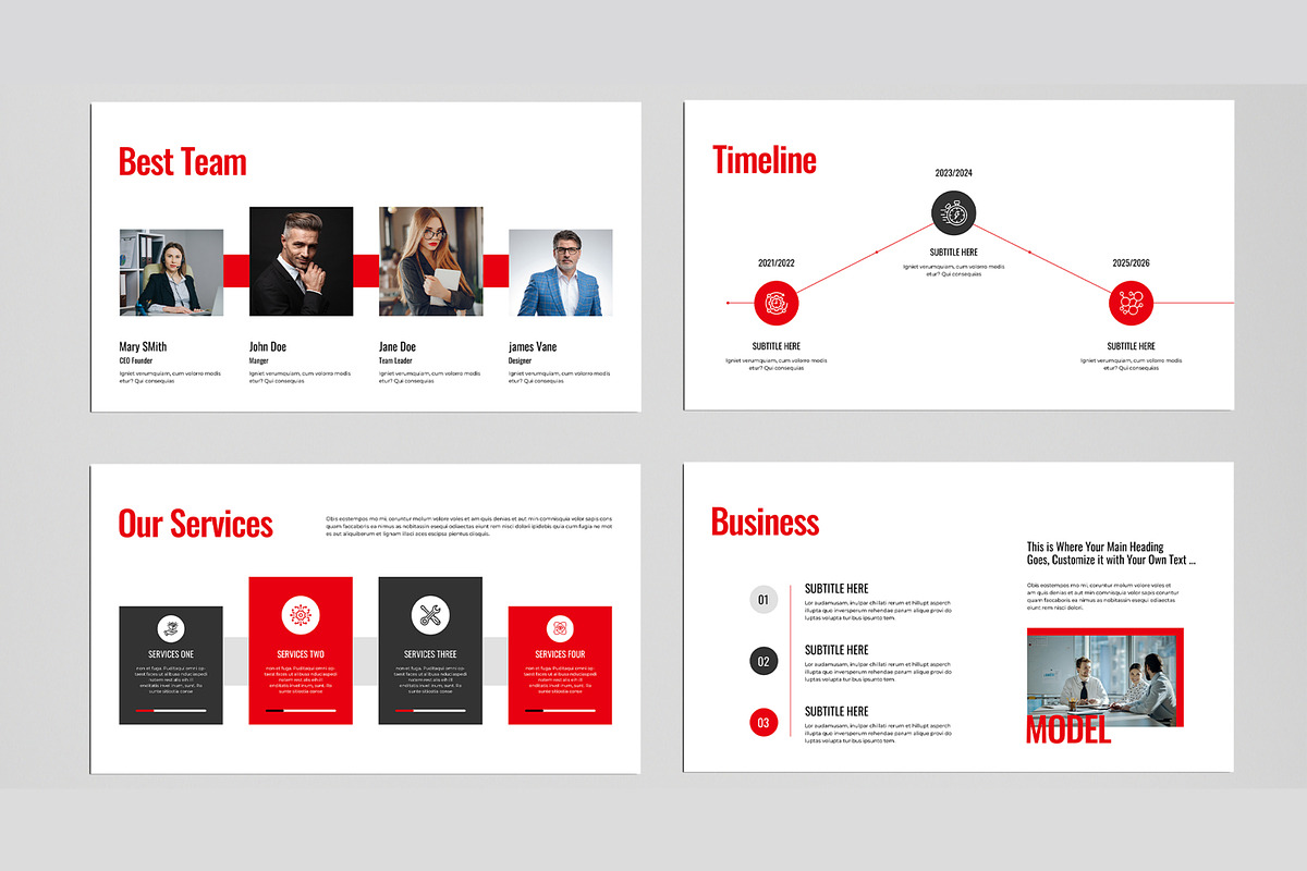Business Plan Presentation Template, a Presentation Template by MightyDesign (Photo 3 of 7)