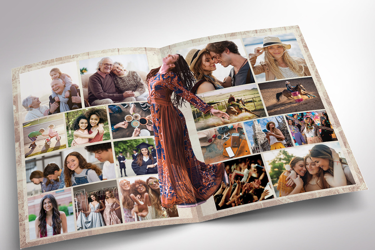 Cowgirl Tabloid Funeral Program Template preview 4