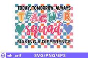 Inspirational teacher squad graphic, an Object Graphic by mh_arif (Thumbnail 1 of 4)
