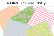 Summer In Paris Pattern, a Pattern Graphic by GlamArtZhanna (Thumbnail 3 of 3)