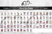 Pastel Pals Parade, an Animal Illustration by NiiiNArt (Thumbnail 6 of 6)