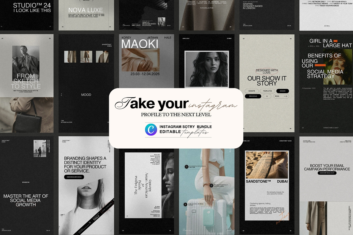 Instagram Stories | Social Media Kit, a Social Media Template by Prapti Design (Photo 5 of 9)