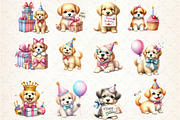 Birthday Puppy Dog Clipart, an Illustration by Rose Art (Thumbnail 2 of 4)
