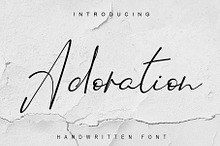 Adoration - Handwritten Font
