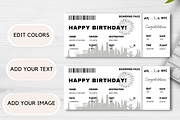 Editable Boarding Pass Template, an Invitation Template by YasdeyDesigns (Thumbnail 8 of 9)