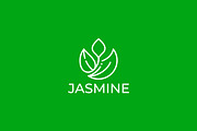 Abstract Jasmine Floral Linear Logo, a Branding & Logo Template by Signatoro (Thumbnail 2 of 3)