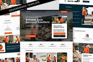 Junk Removal Squarespace Website