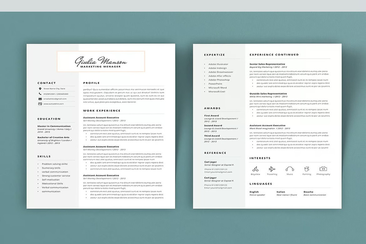 ATSL Minimilasit CV Resume, a Resume Template by Dimas Rizki Pratama (Photo 16 of 16)