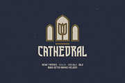 Cathedral — Display Typeface, a Font by Clint English (Thumbnail 1 of 5)