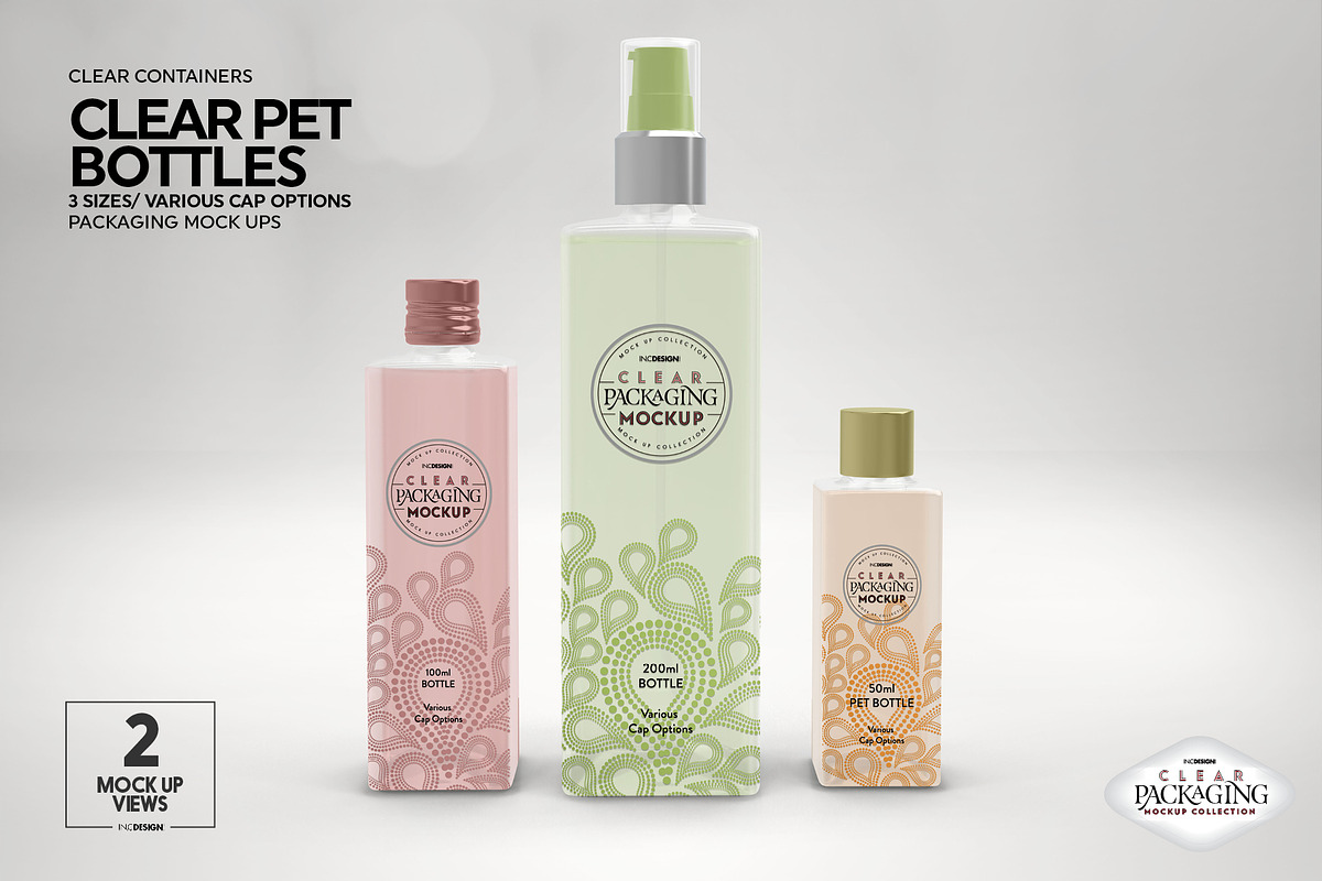 10 Clear Container Packaging Mockups, a Cups & Container Mockup by INCDesign (Photo 17 of 20)
