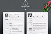 2 Pages Clean Resume Template, a Resume Template by ResumeInventor (Thumbnail 2 of 5)