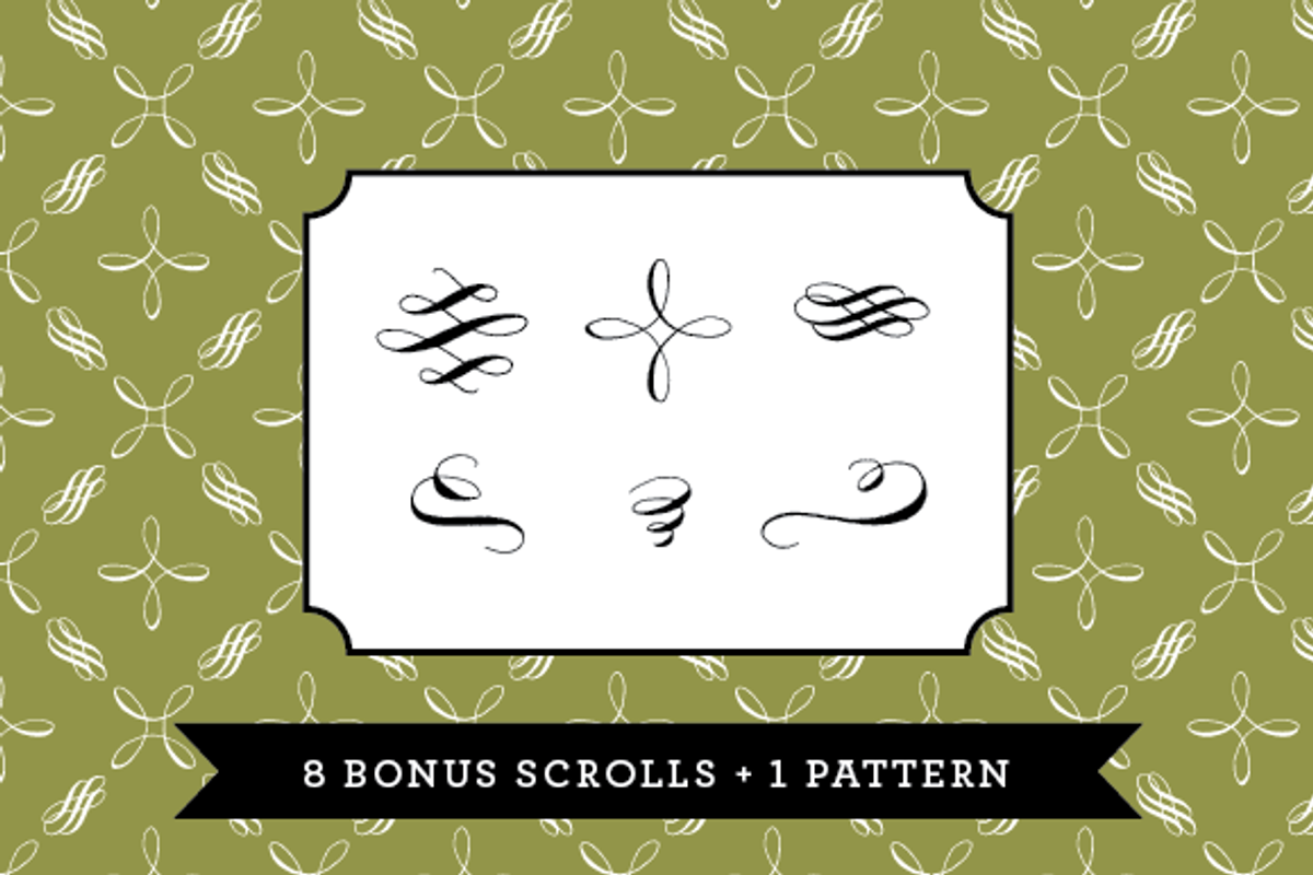 39 Scroll Motifs + Bonus Pattern, an Object Graphic by Bianca Mascorro Art (Photo 2 of 5)
