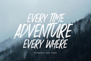 Faceback - SVG Brush Font, a Sans Serif Font by Graphicfresh (Thumbnail 2 of 7)