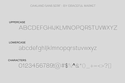 Oakland Sans Serif, a Sans Serif Font by Graceful Market (Thumbnail 2 of 3)