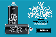 Step Better Graffiti Tags, a Font by Ronny Studio (Thumbnail 4 of 9)