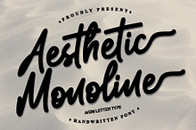 Aesthetic Monoline | Handwritten
