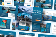 Travel And Holiday - Google Slides, a Presentation Template by QR Design Studio (Thumbnail 1 of 3)