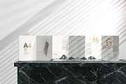 A4 Size Six Fold Brochure Mockup, a Print Template by pmvch (Thumbnail 1 of 20)