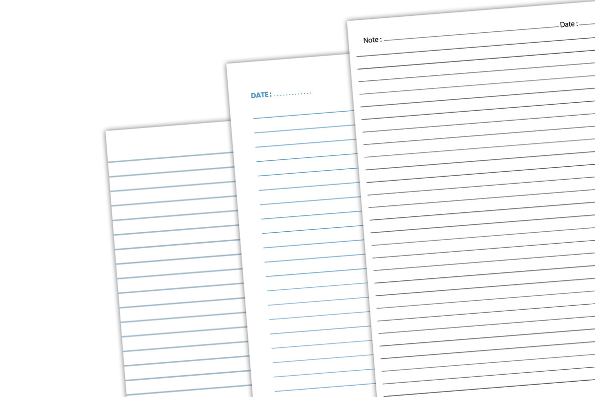 Notebook Pages, a Background Graphic by Digital Studio (Photo 3 of 6)