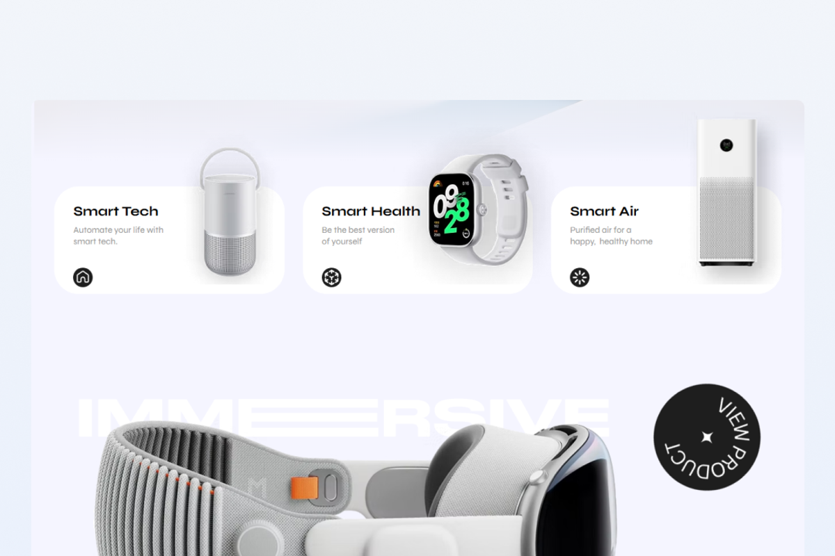 Smart Home Wix Studio Template, a Wix Template by DanBaronetti (Photo 2 of 6)